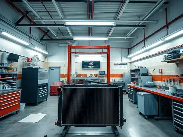 Radiator replacement service at Fast Radiator shop