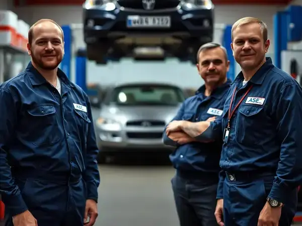 Fast Radiator certified technicians working on cooling system